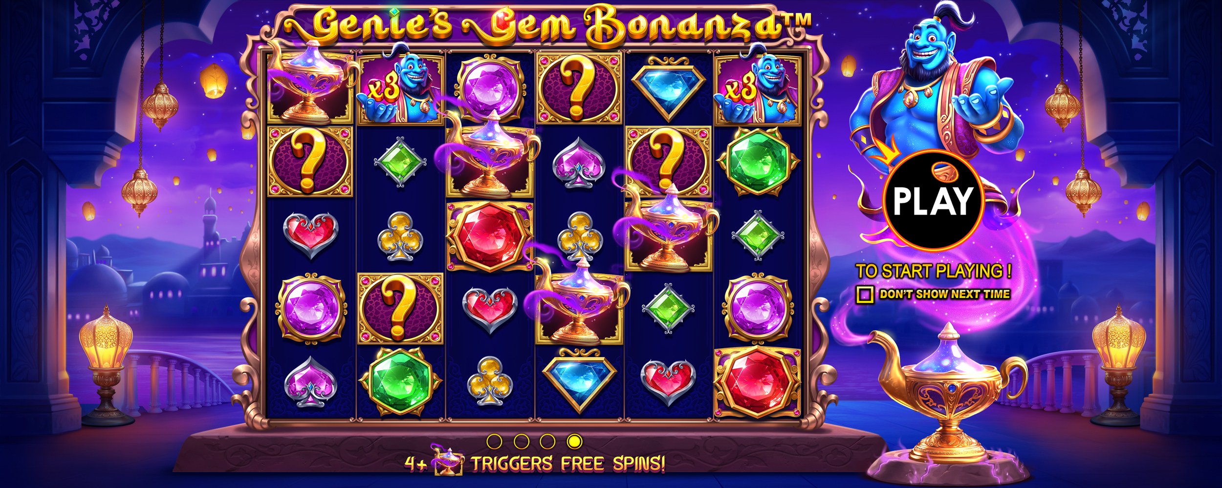 Genie's Gem Bonanza - screenshot with slot description 5